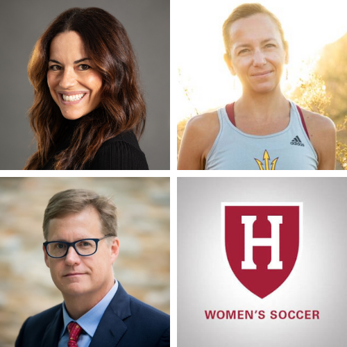 Natalia Mehlman Petrzela, Victoria Jackson, Andres Martinez and Harvard Women’s Soccer   